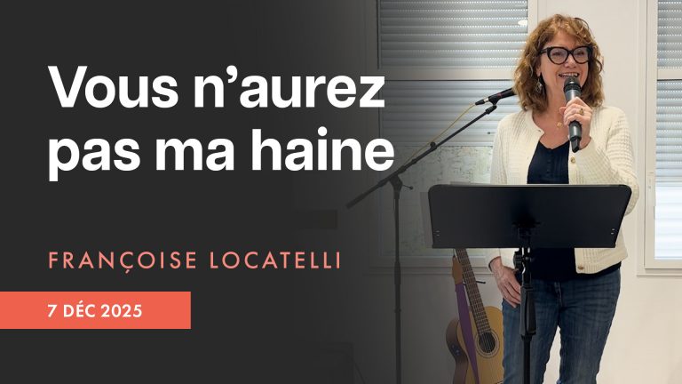 Vous n&rsquo;aurez pas ma haine